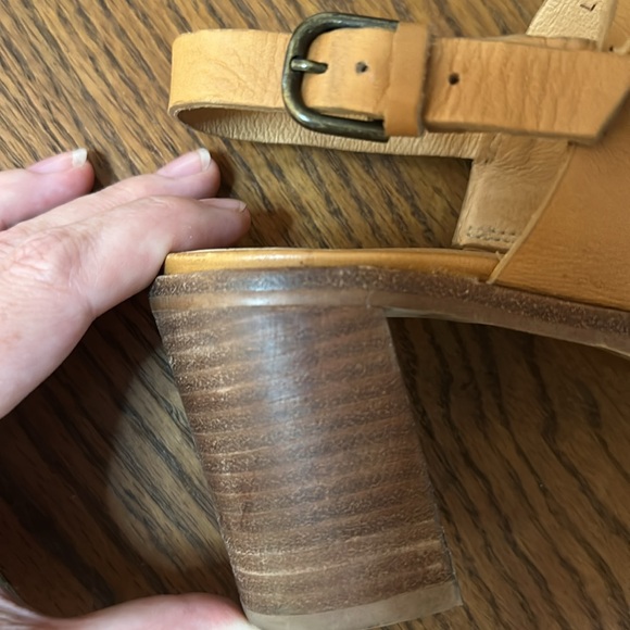 Madewell leather tan sandal size 9 - Picture 5 of 6